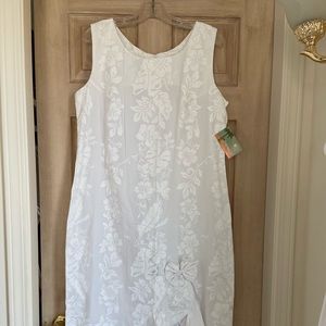 White Hawaiian Dress